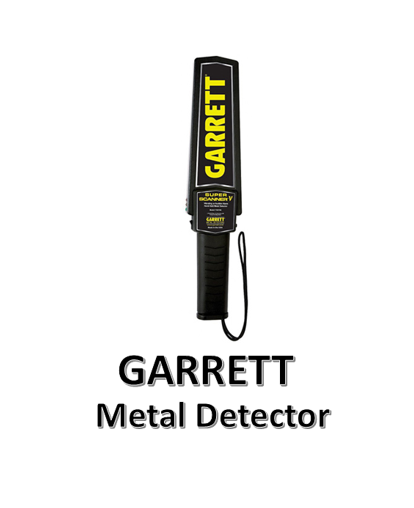 12. เครื่องตรวจโลหะ แบบมือถือ Metal Detector "GARRETT"