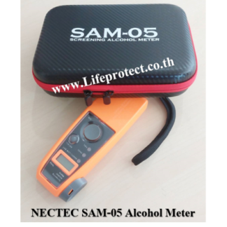 11. เครื่องตรวจวัดระดับแอลกอฮอล์ทางลมหายใจ SAM-05 (NECTEC)